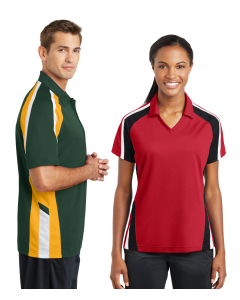 SportTek Tricolor Polo ST654